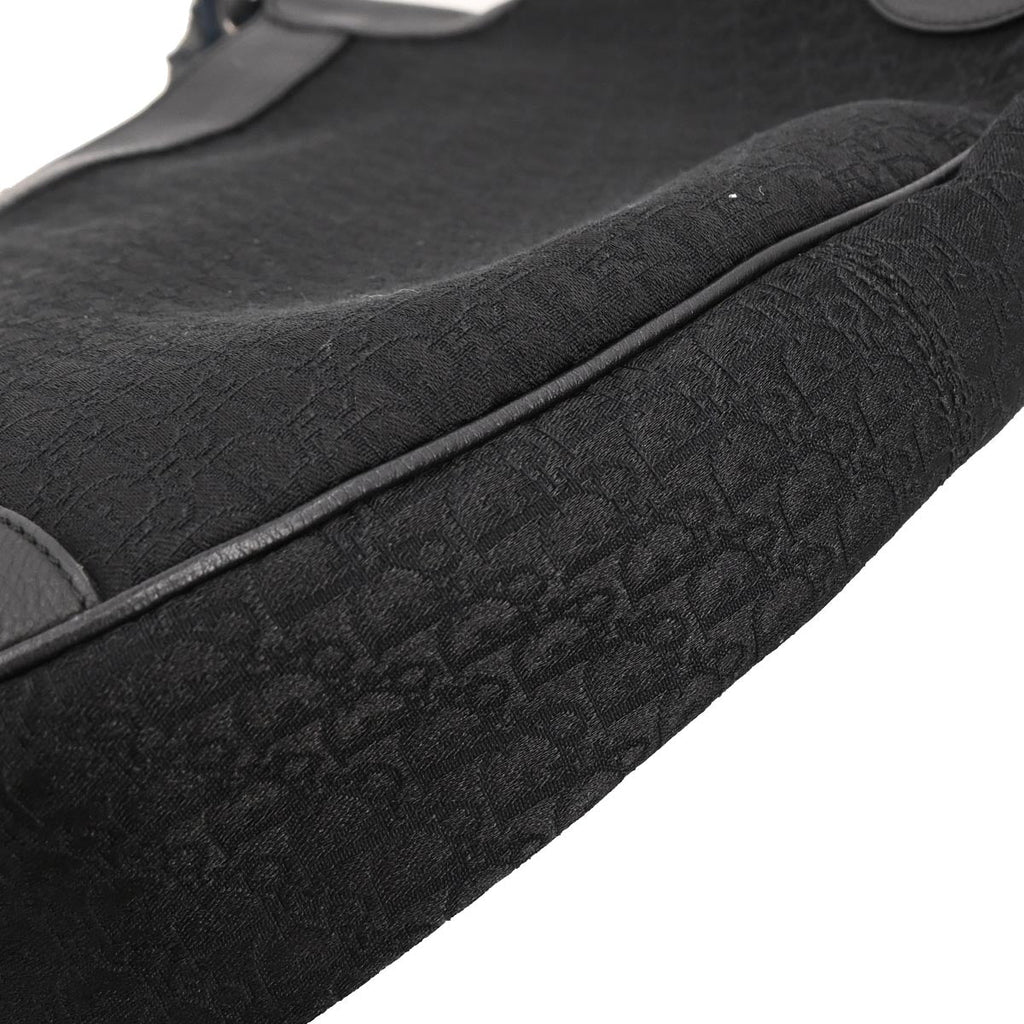 Christian Dior Black Canvas Trotter Handbag