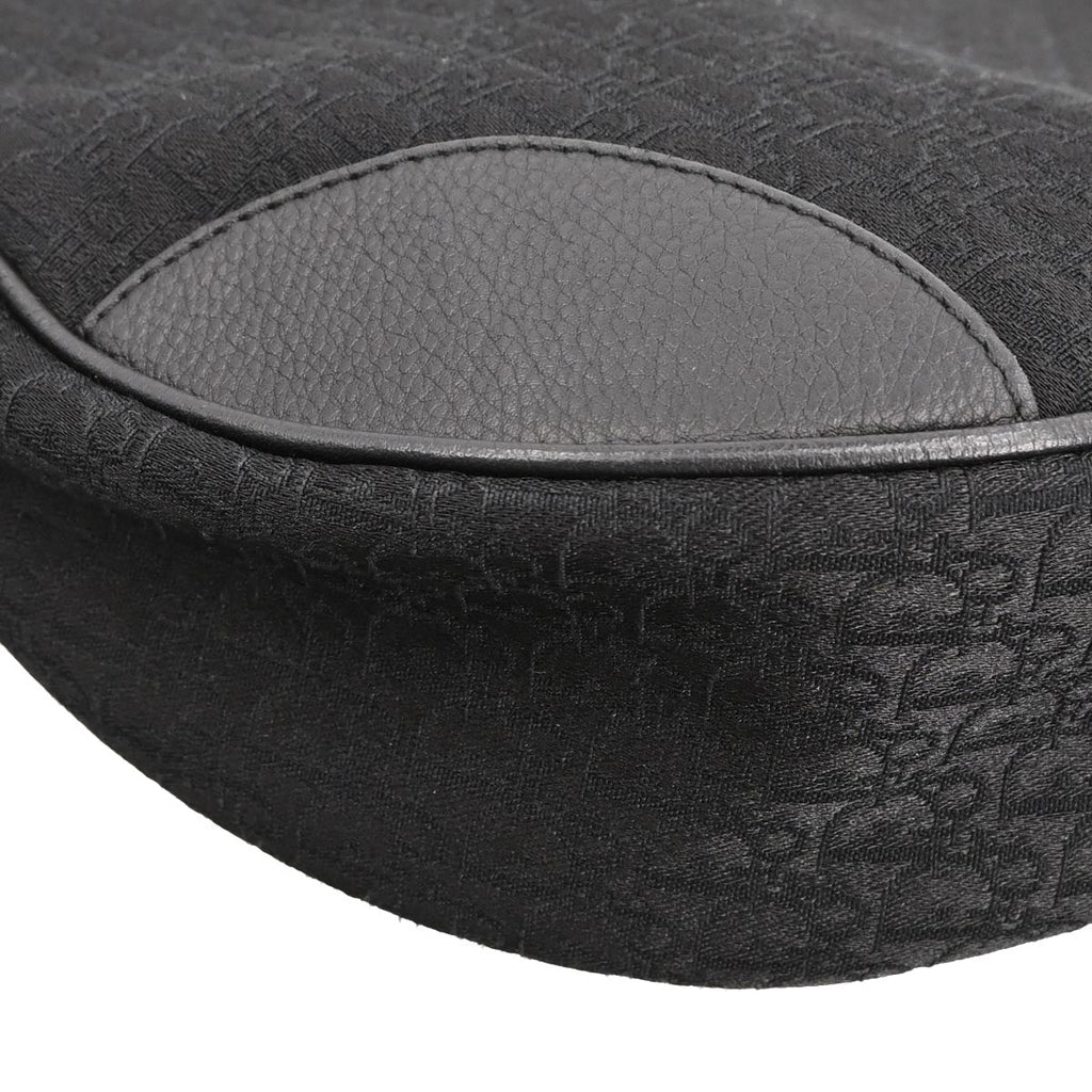 Christian Dior Black Canvas Trotter Handbag