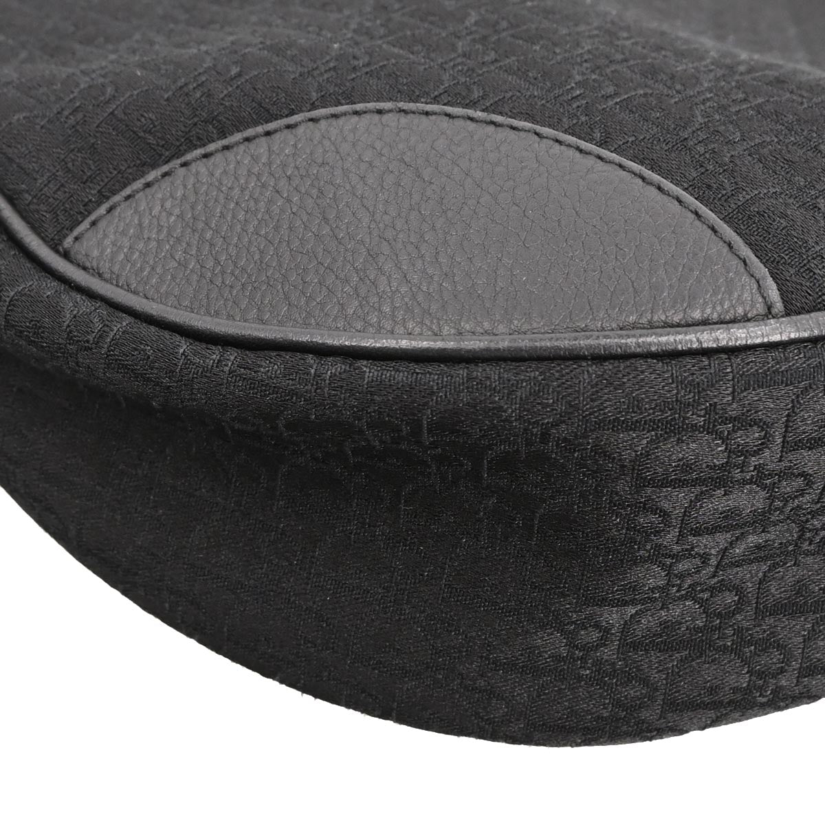 Christian Dior Black Canvas Trotter Handbag