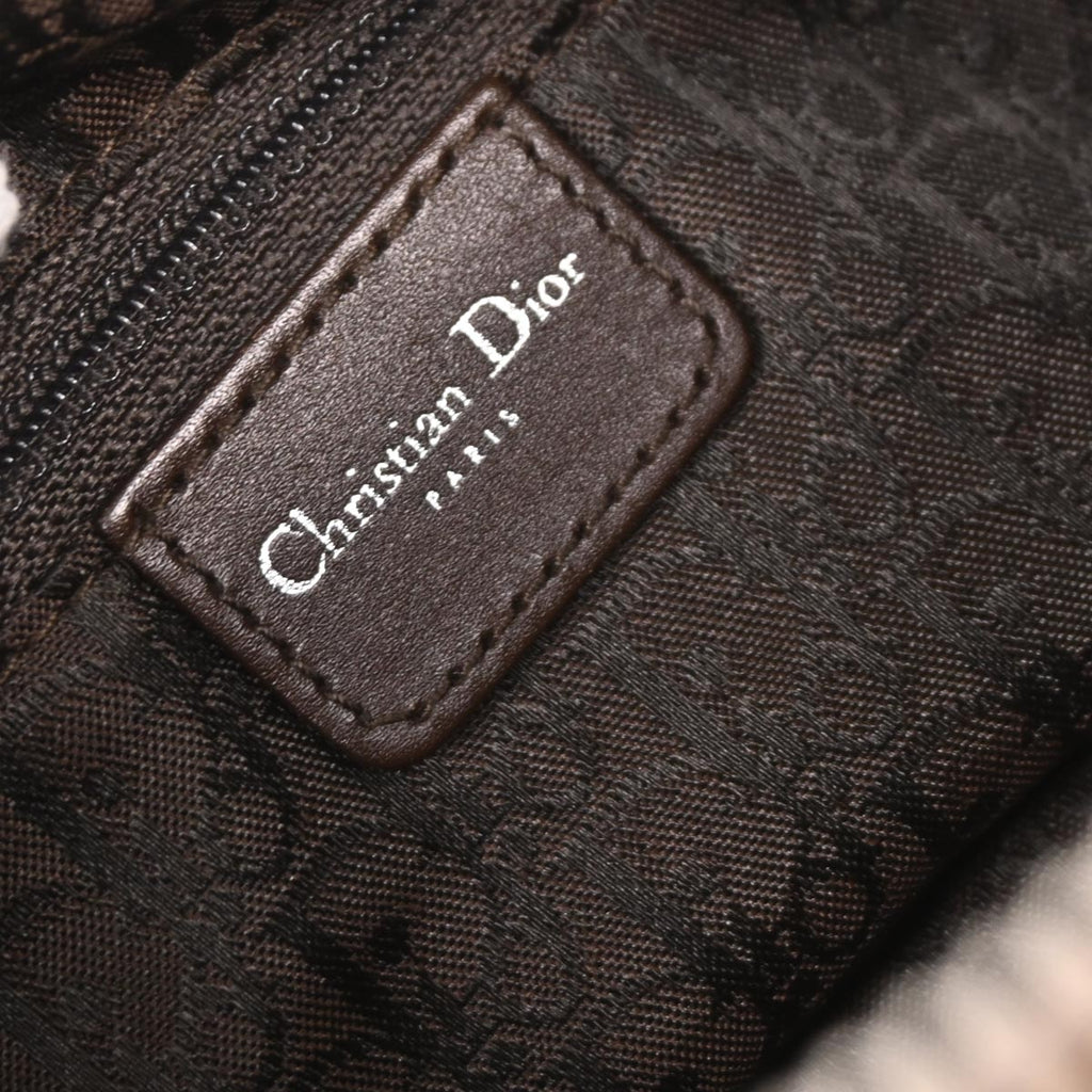 Christian Dior Brown Mouton Flight Shearling Handbag