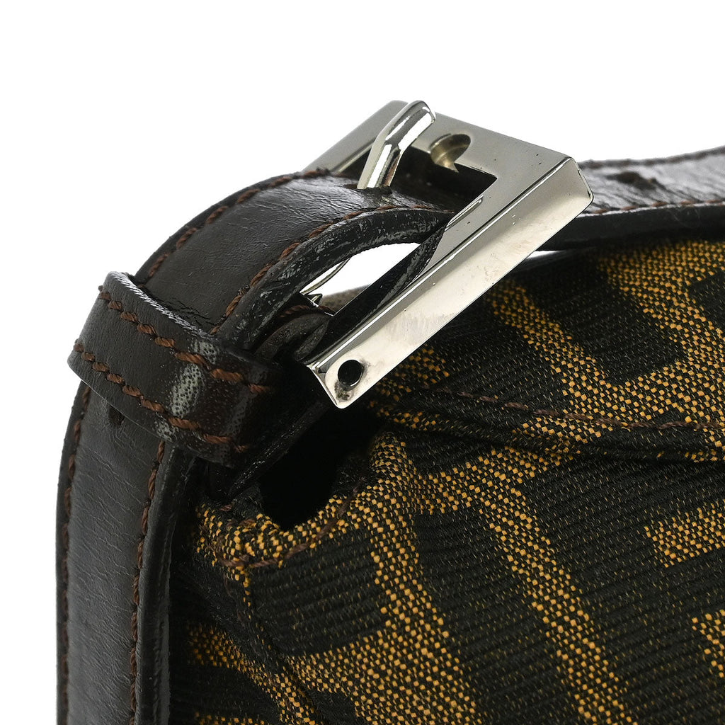 Fendi Brown Canvas Zucca Handbag