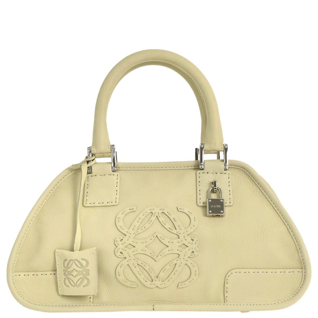 Loewe Ivory Leather Handbag