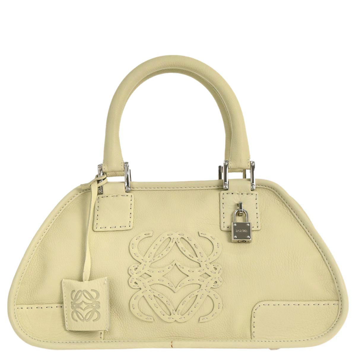 Loewe Ivory Leather Handbag
