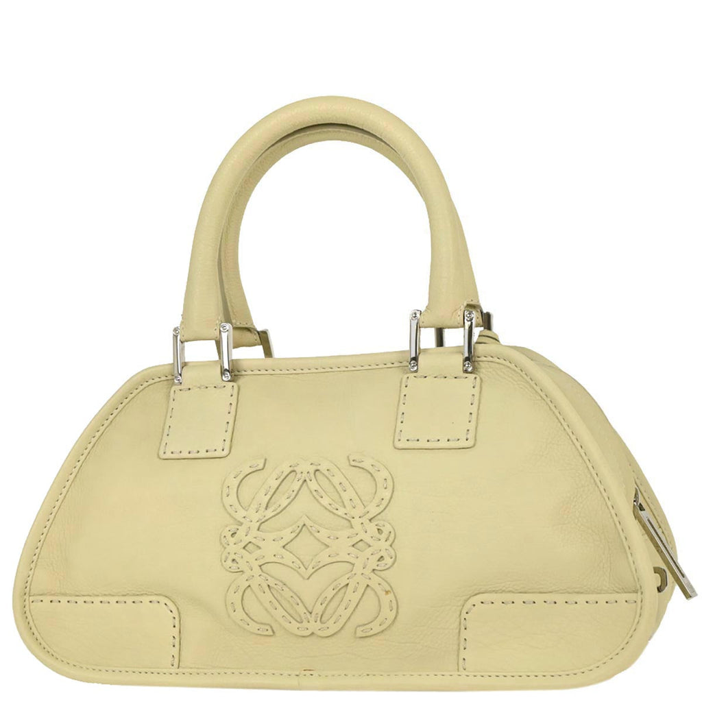 Loewe Ivory Leather Handbag