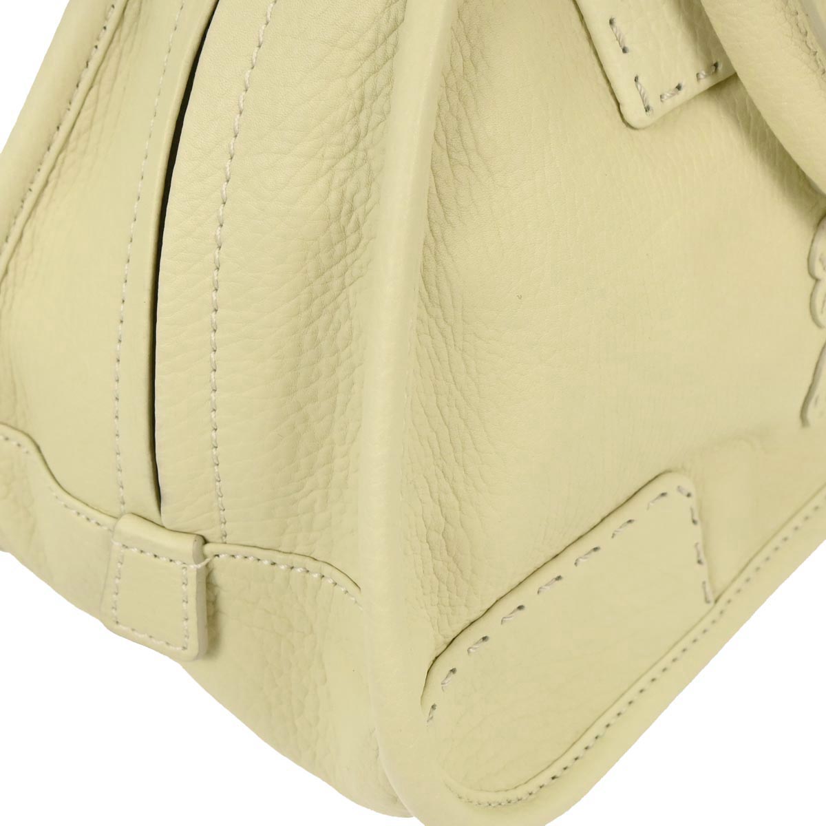 Loewe Ivory Leather Handbag