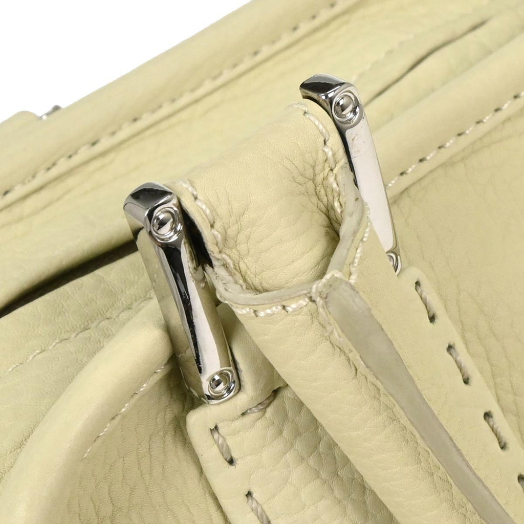 Loewe Ivory Leather Handbag