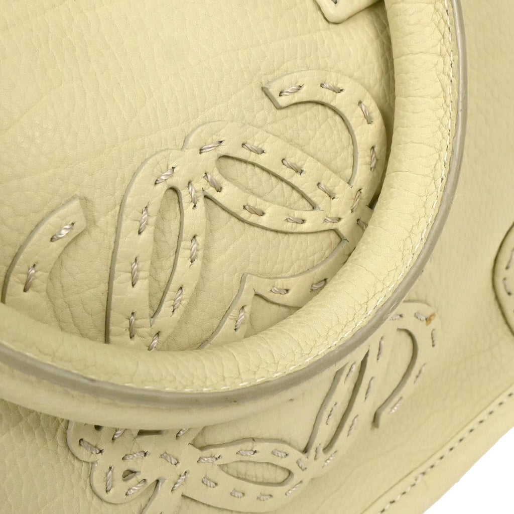 Loewe Ivory Leather Handbag