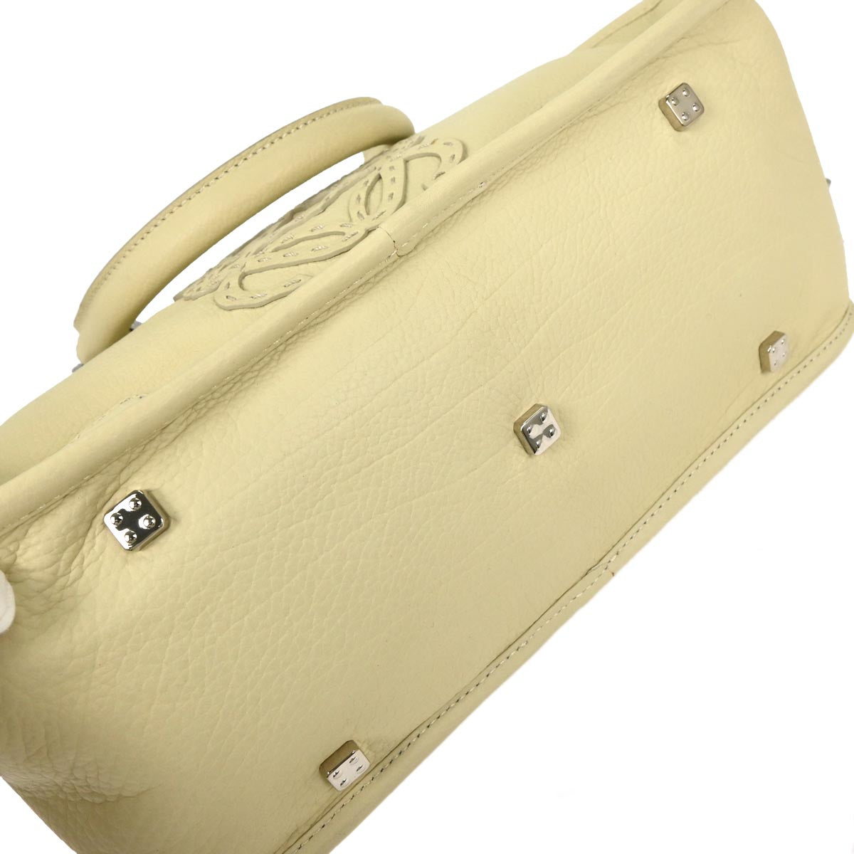 Loewe Ivory Leather Handbag