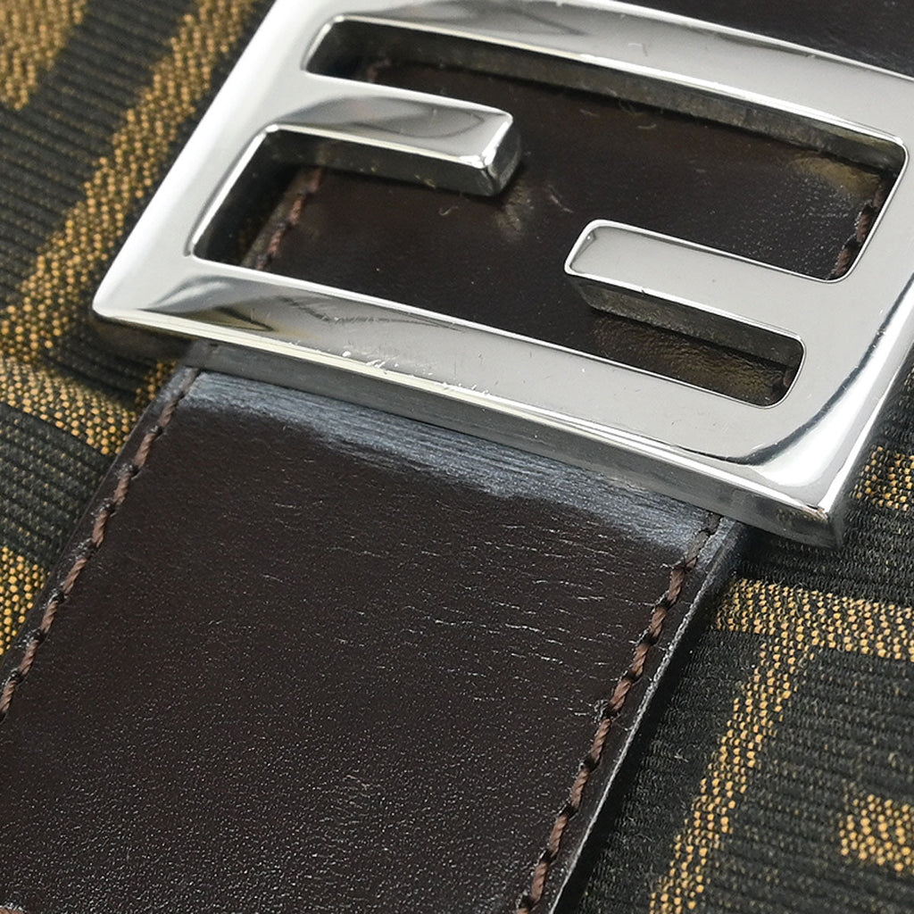 Fendi Brown Zucca Baguette Handbag