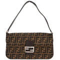 Fendi Brown Canvas Zucca Handbag