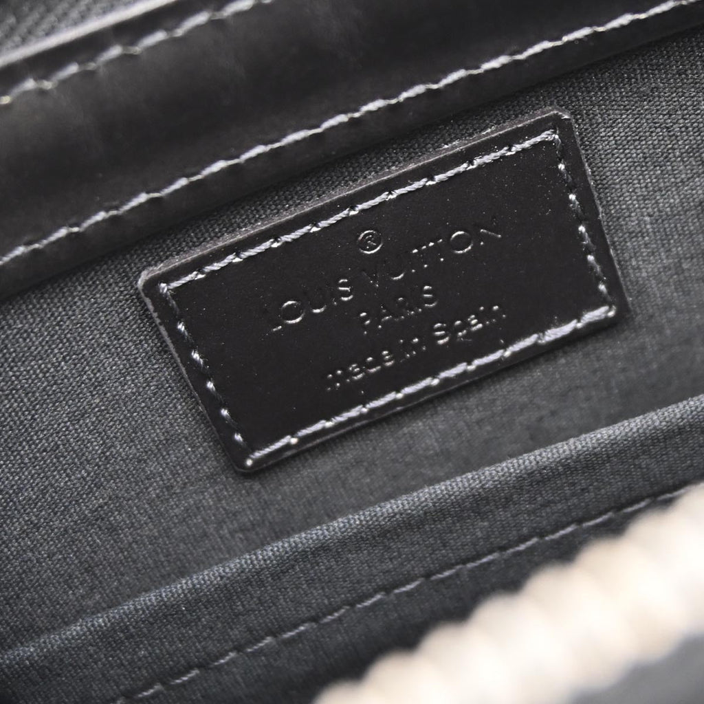 Louis Vuitton 2003 Black Monogram Mat Alston Shoulder Bag M55122