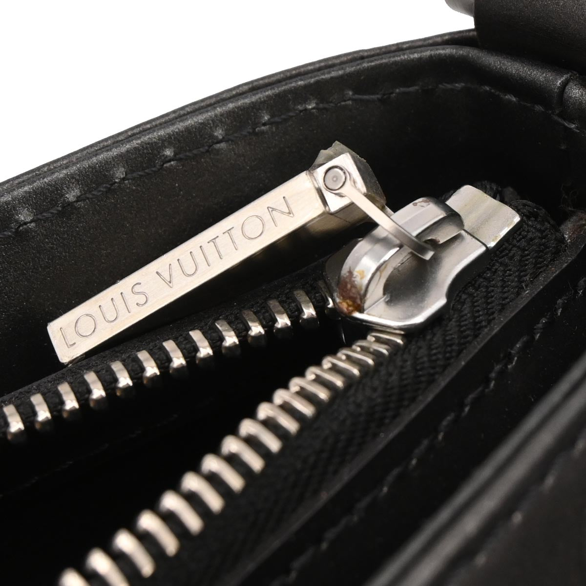 Louis Vuitton 2003 Black Monogram Mat Alston Shoulder Bag M55122