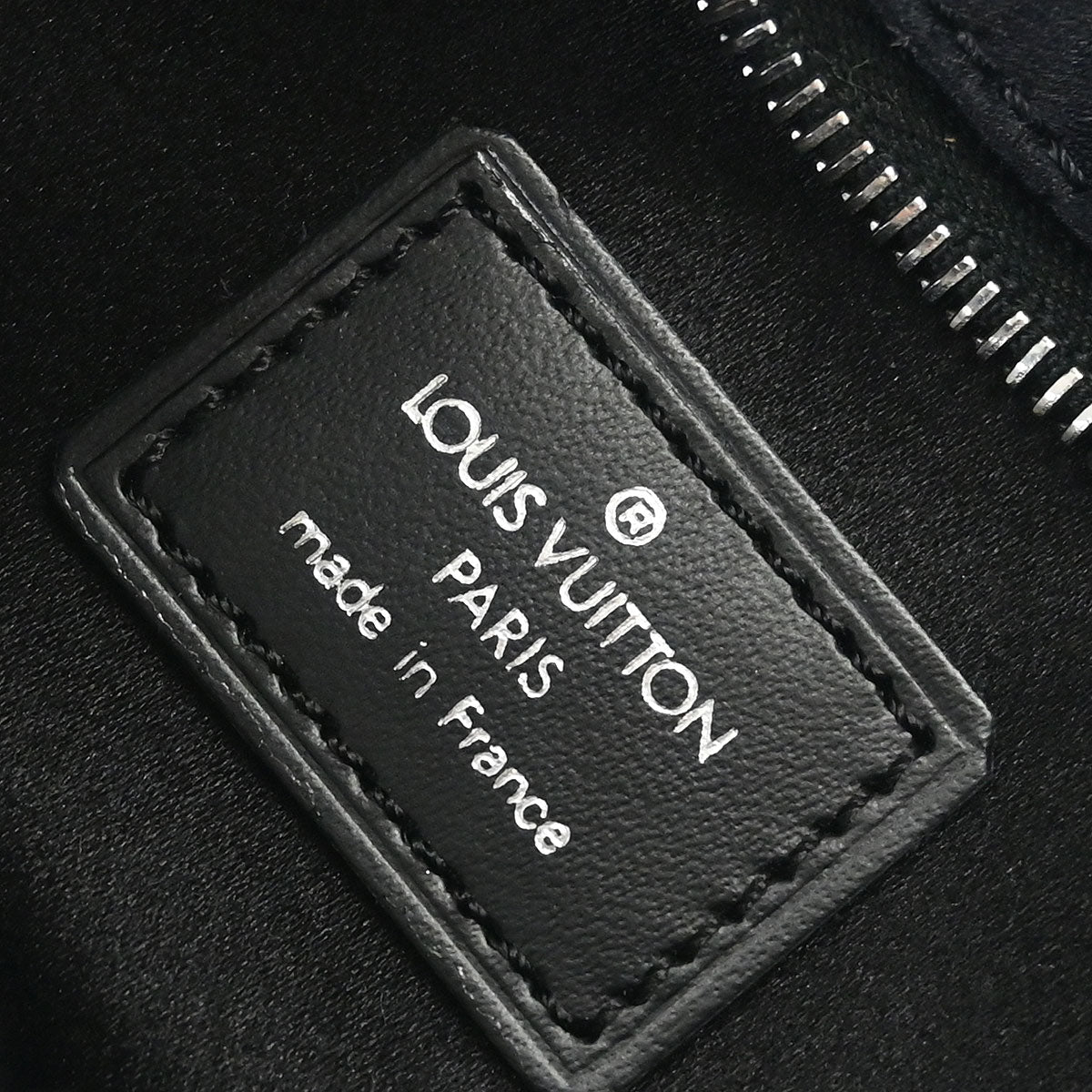 Louis Vuitton 2001 Black Monogram Satin Little Boulogne Handbag M92142