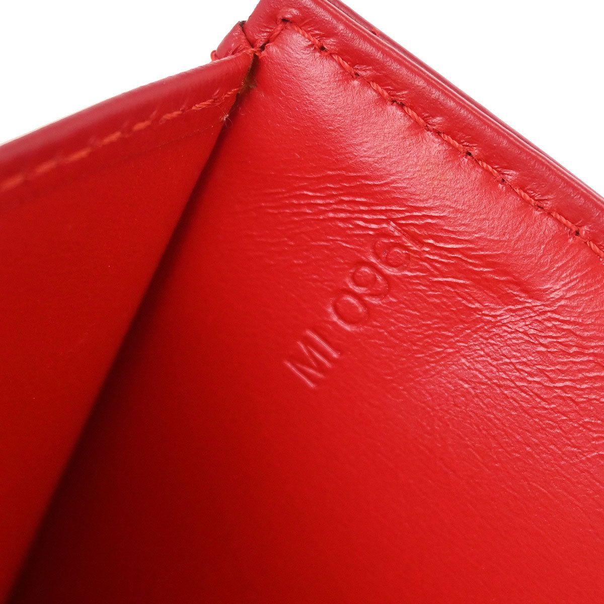 Louis Vuitton 1991 Red Opera Aegean Clutch Handbag M63967