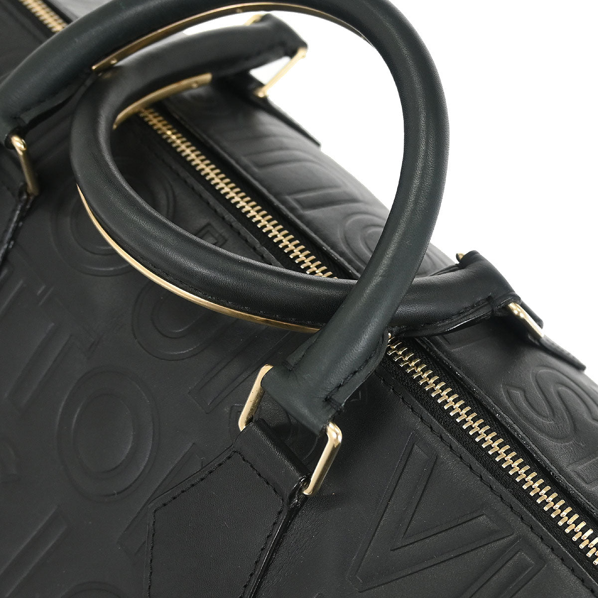 Louis Vuitton 2008 Black Leather Paris Pool Speedy Cube M95816
