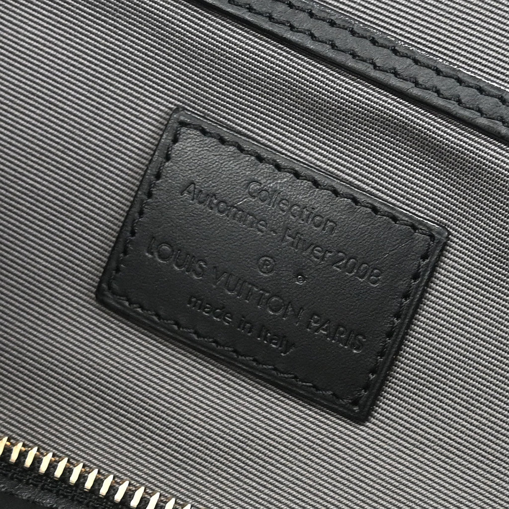 Louis Vuitton 2008 Black Leather Paris Pool Speedy Cube M95816