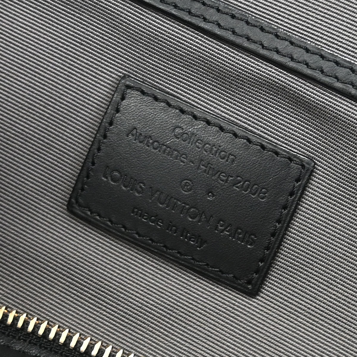 Louis Vuitton 2008 Black Leather Paris Pool Speedy Cube M95816