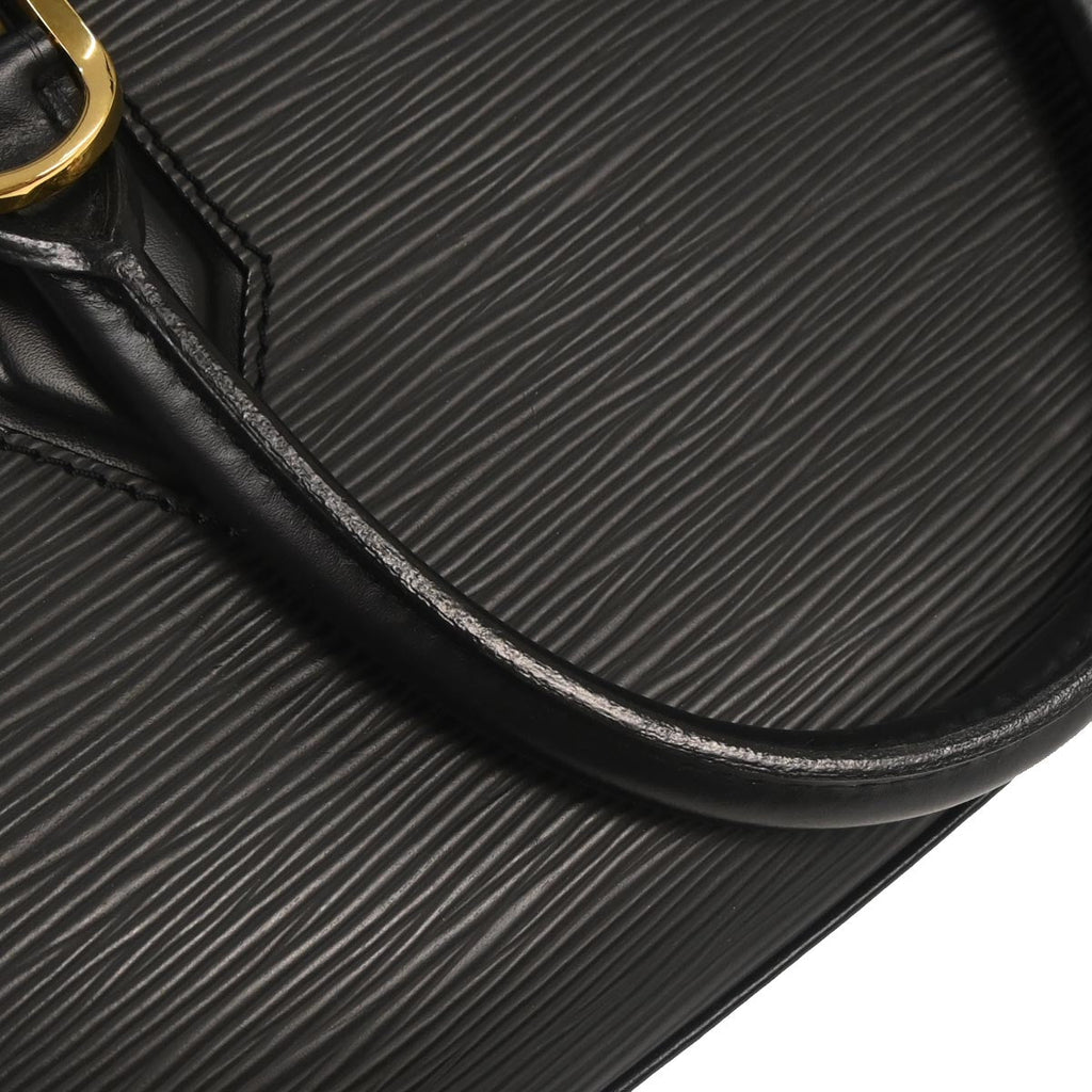 Louis Vuitton 2003 Black Epi Jasmin Handbag M52082