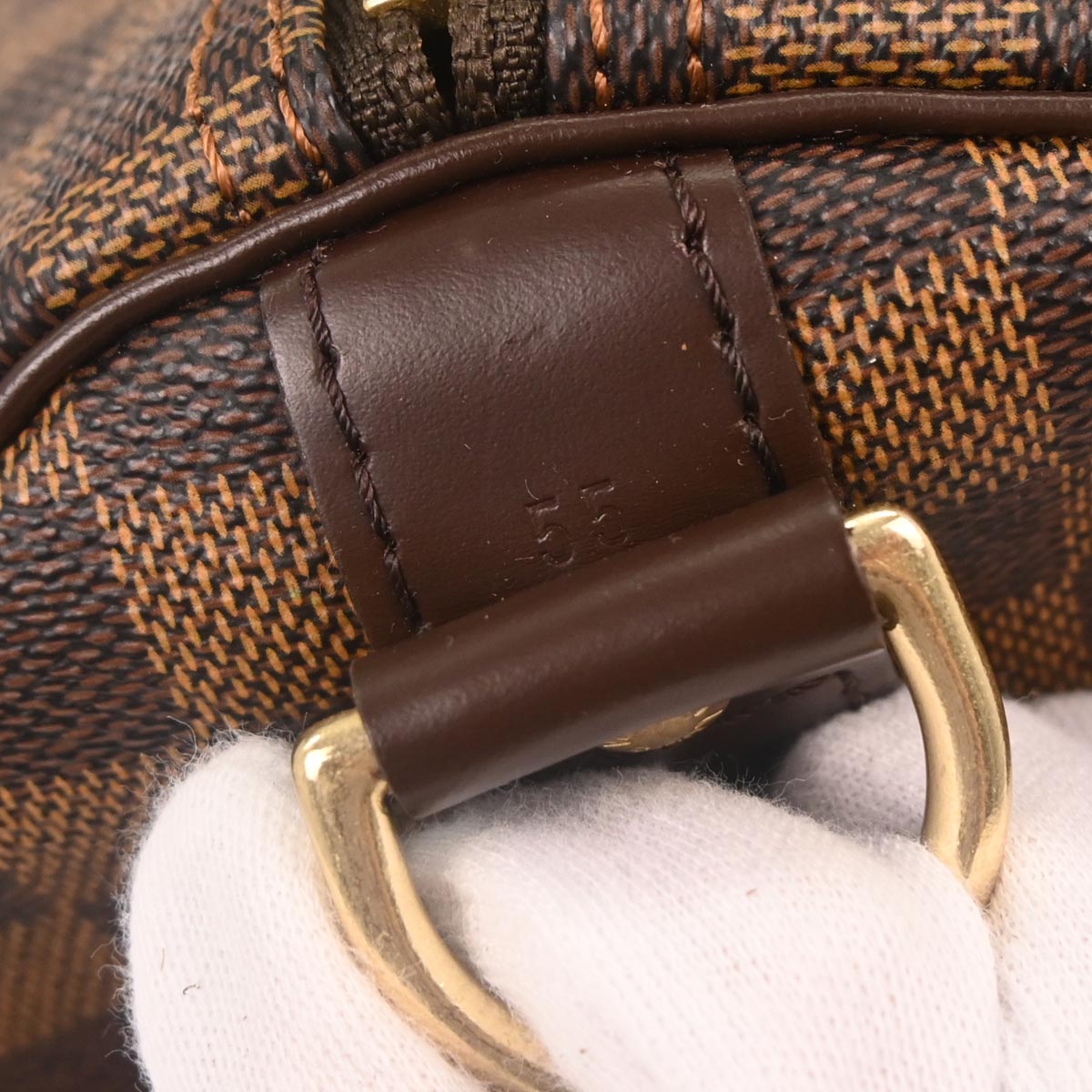 Louis Vuitton 2006 Damier Keepall Bandouliere 55 Duffle Bag N41414