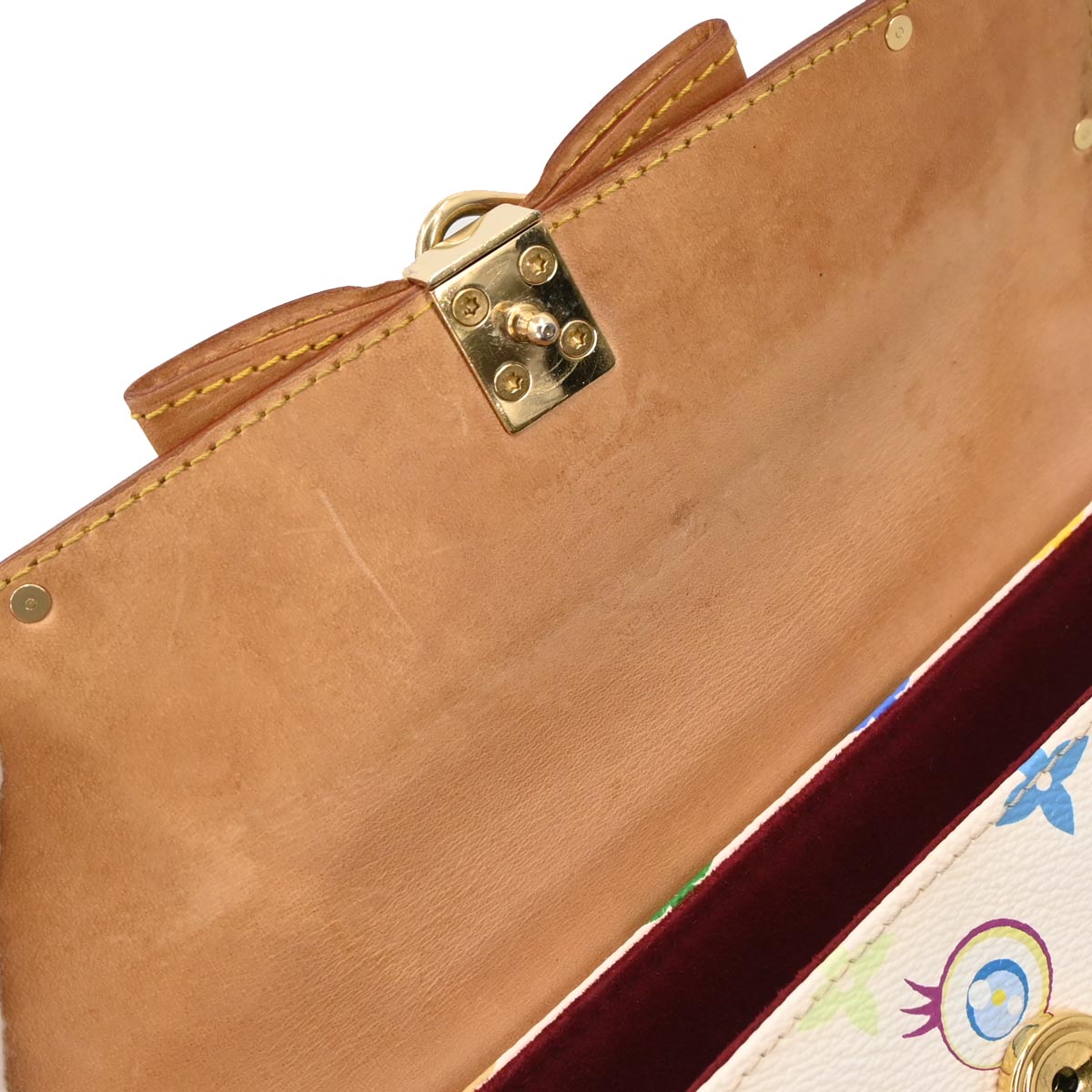 Louis Vuitton 2003 Eye Love Monogram Pochette Eye Miss You M92055