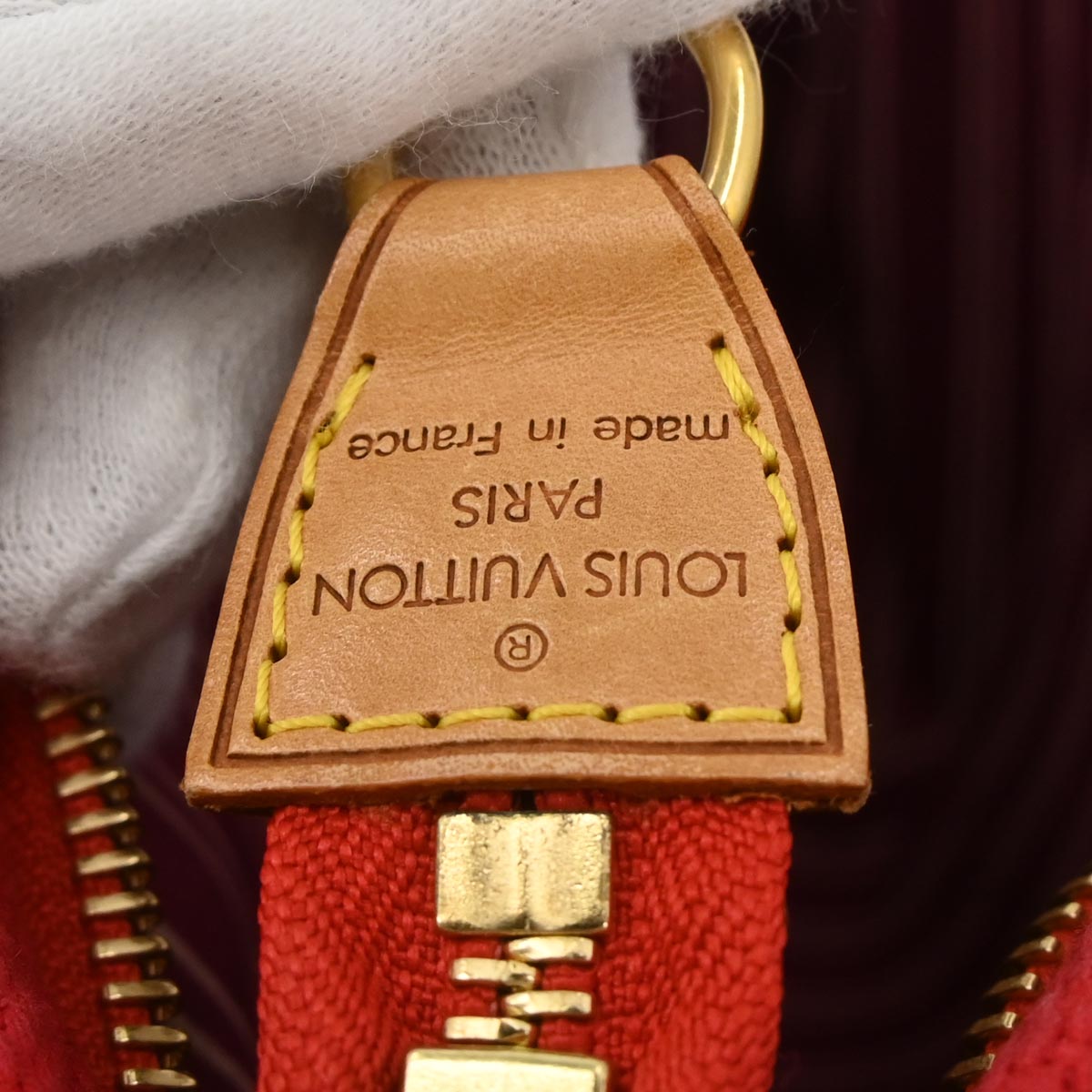 Louis Vuitton 2005 Red Purple Antigua Cabas PM Tote Bag M40037