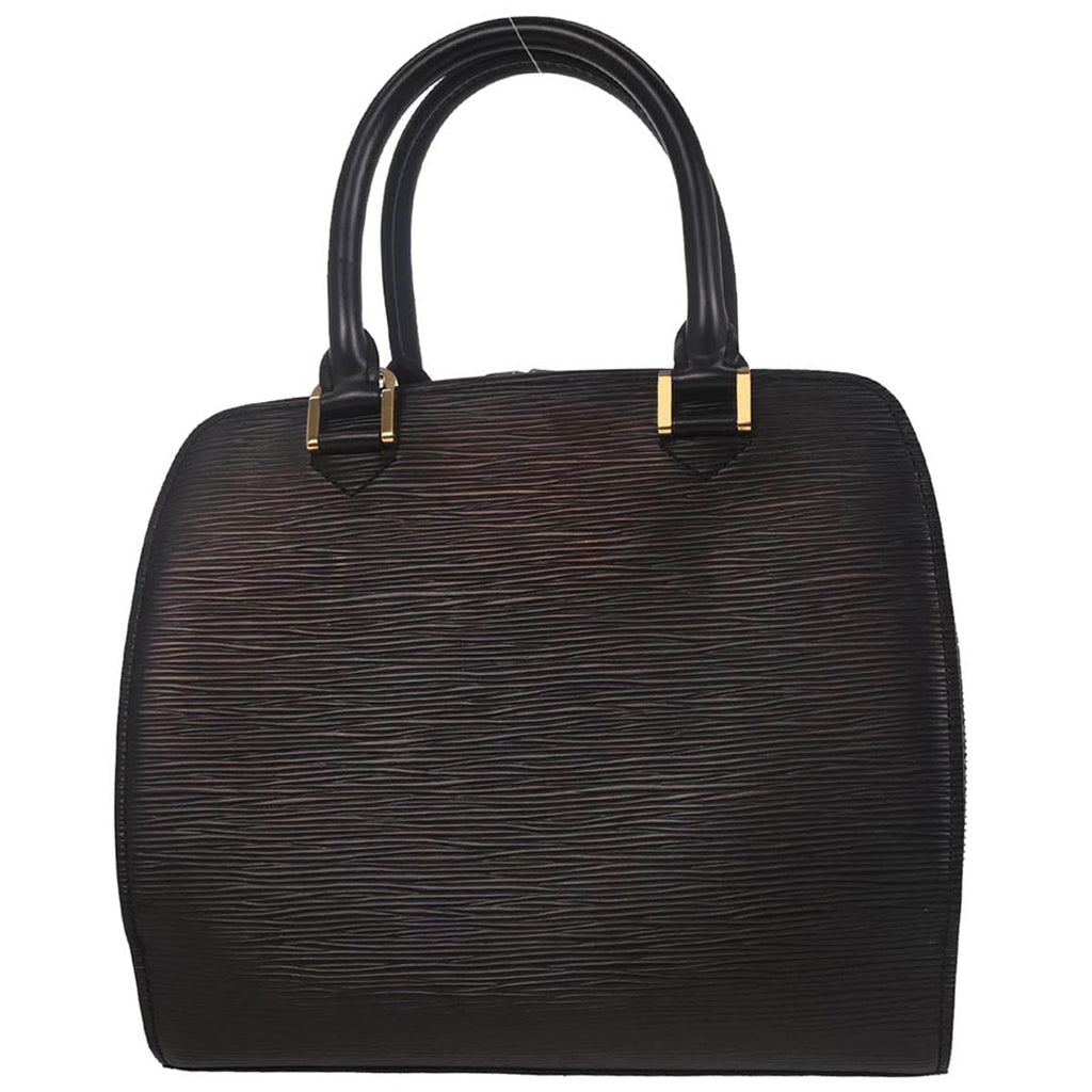 Louis Vuitton 2000 Black Epi Pont Neuf Handbag M52052