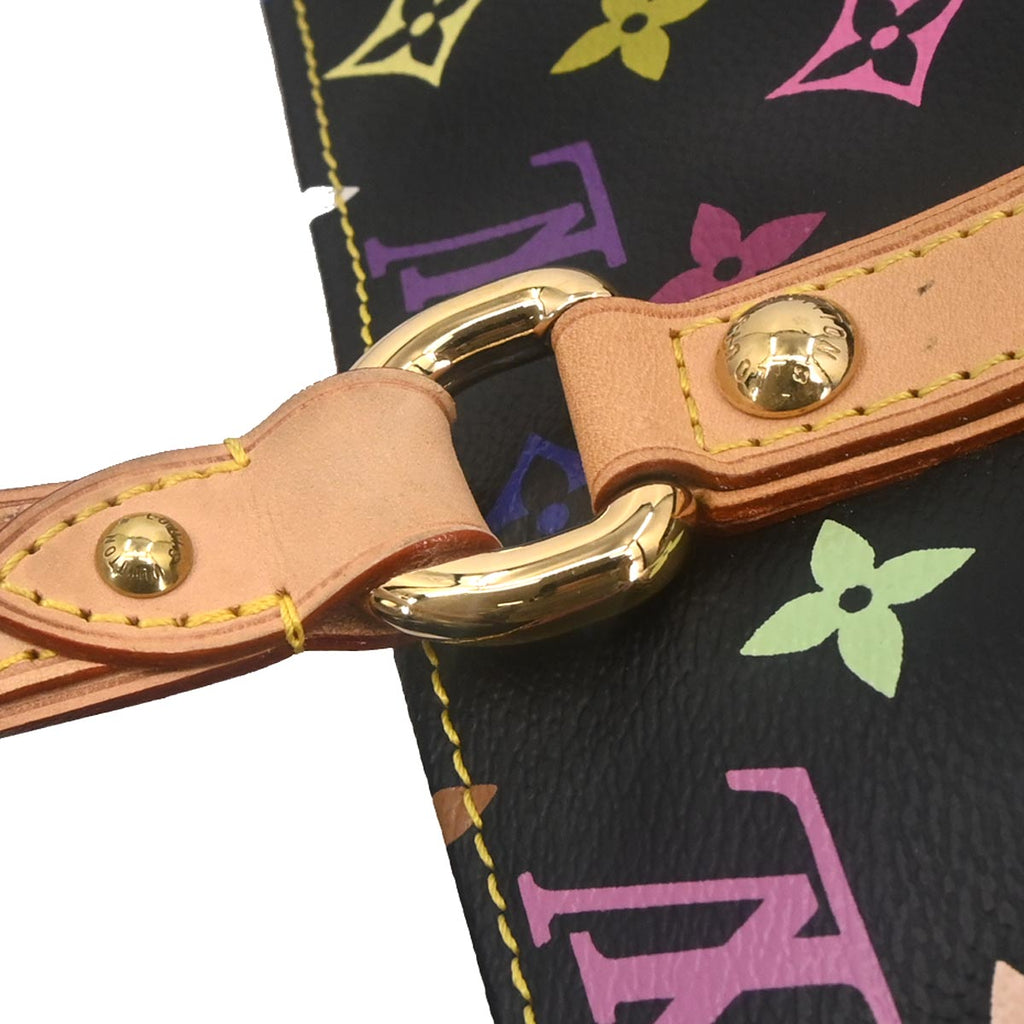 Louis Vuitton 2006 Black Monogram Multicolor Aurelia GM Tote Bag M40101