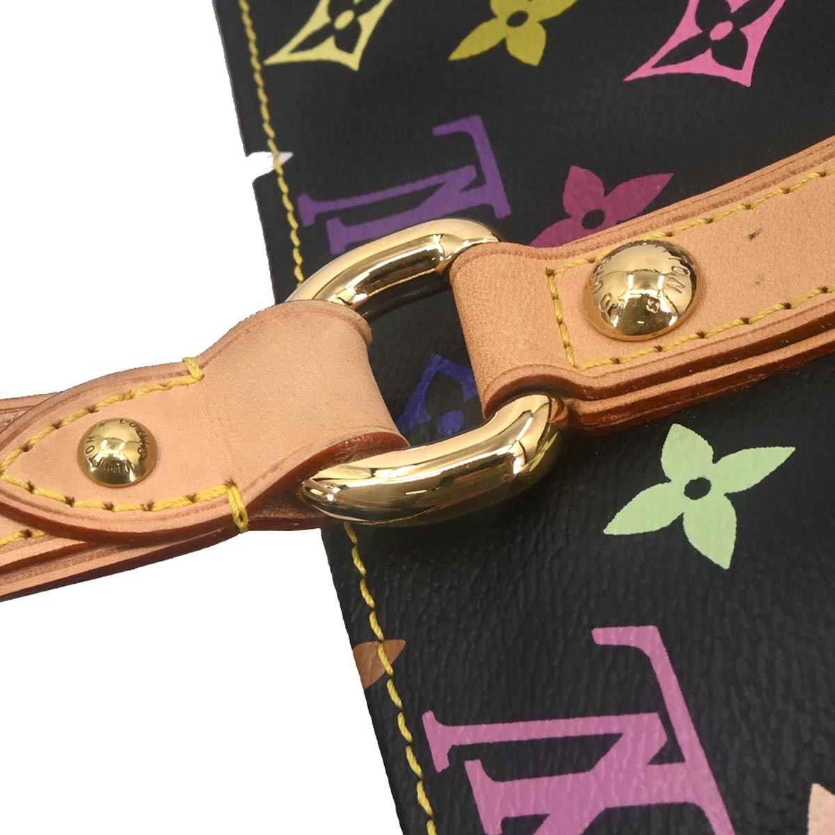 Louis Vuitton 2006 Black Monogram Multicolor Aurelia GM Tote Bag M40101