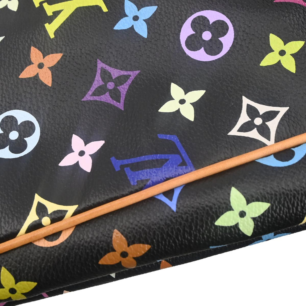 Louis Vuitton 2006 Black Monogram Multicolor Aurelia GM Tote Bag M40101