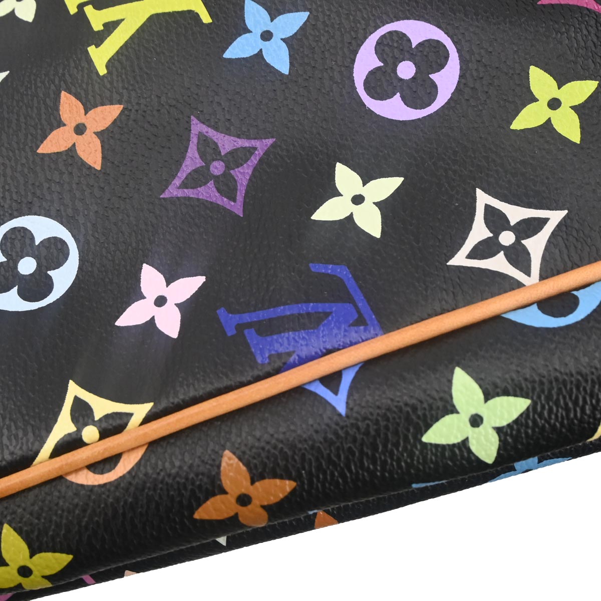 Louis Vuitton 2006 Black Monogram Multicolor Aurelia GM Tote Bag M40101