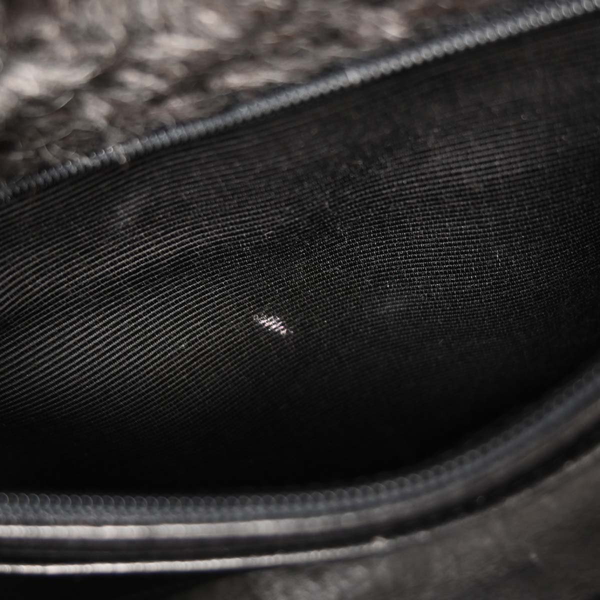 Chanel * 1997-1999 Gray Fur Handbag