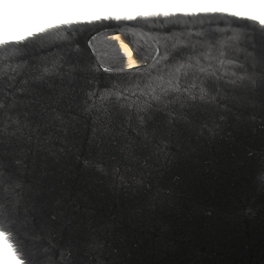 Chanel 2005-2006 Black Sheepskin Mouton Handbag