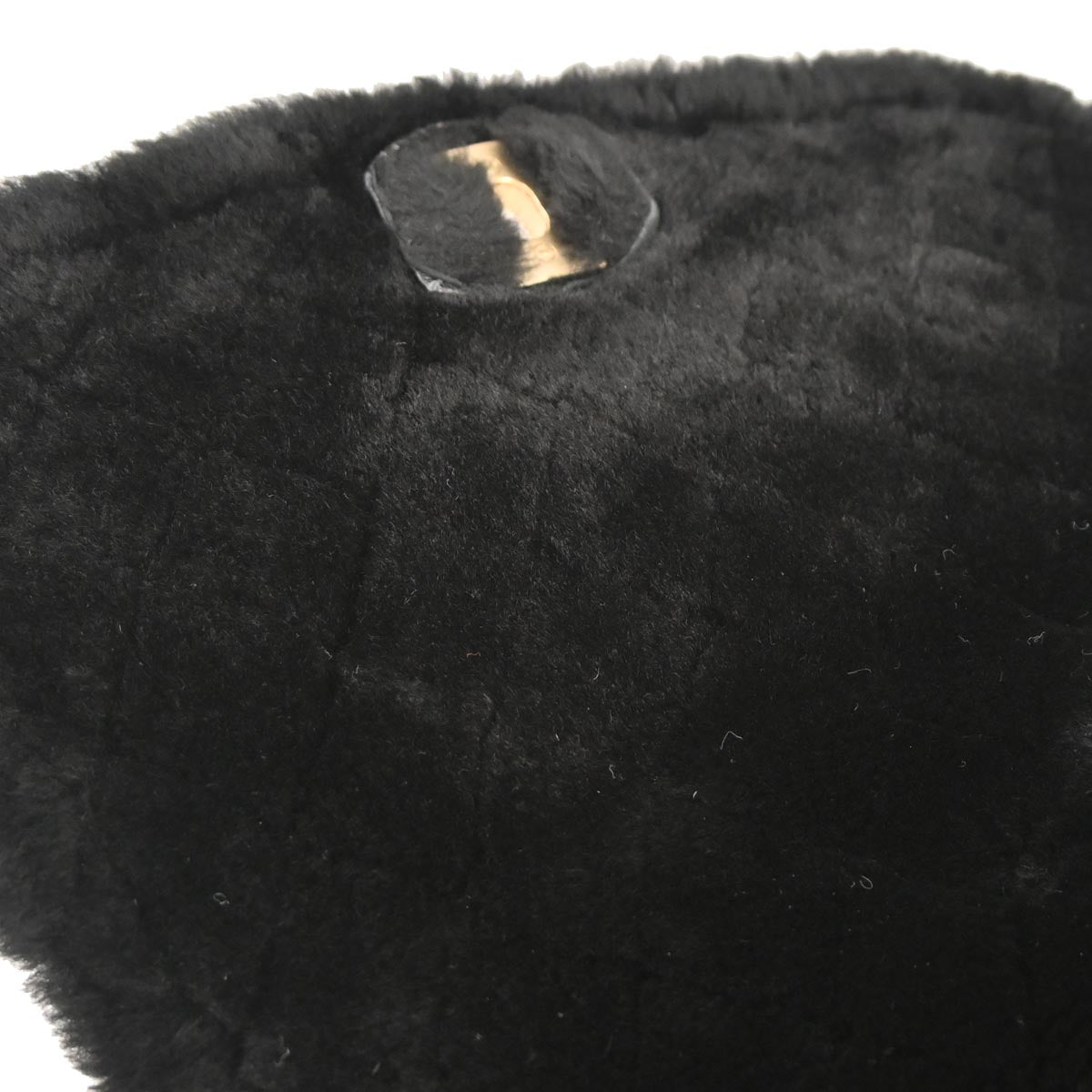 Chanel 2005-2006 Black Sheepskin Mouton Handbag