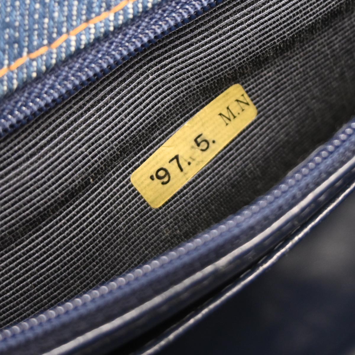 Chanel 1996-1997 Blue Denim Jumbo Classic Flap Shoulder Bag