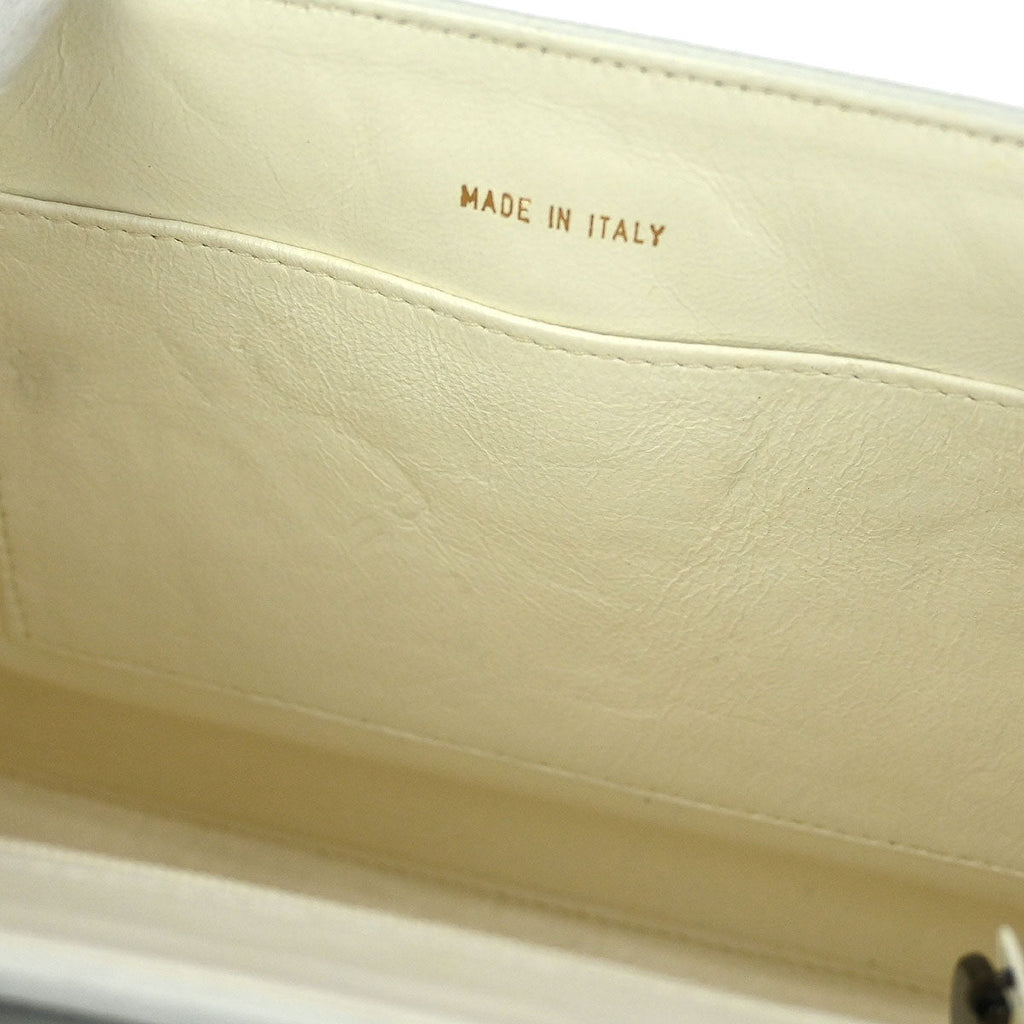 Chanel White Caviar Handbag