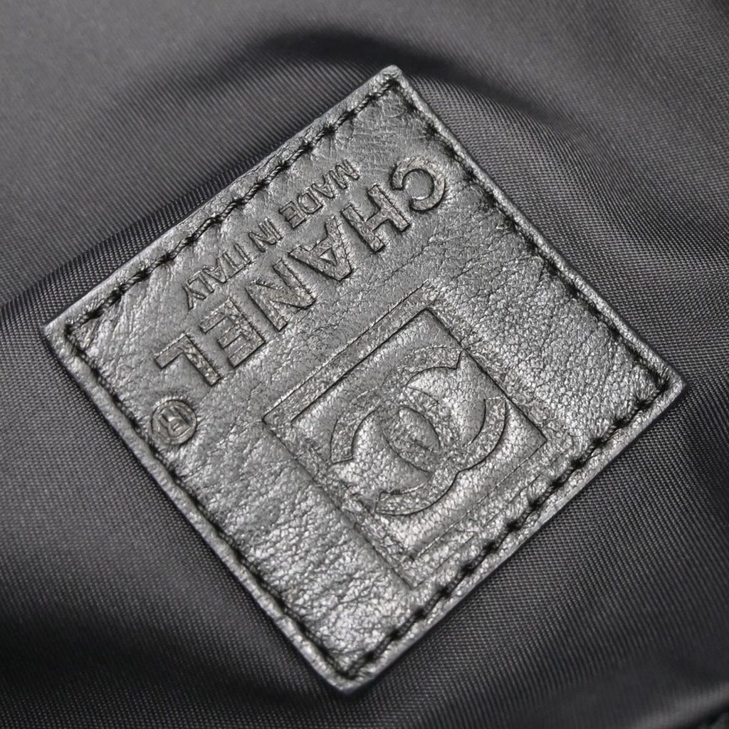 Chanel 2006-2008 Black Nylon Sport Line Reversible Shoulder Bag