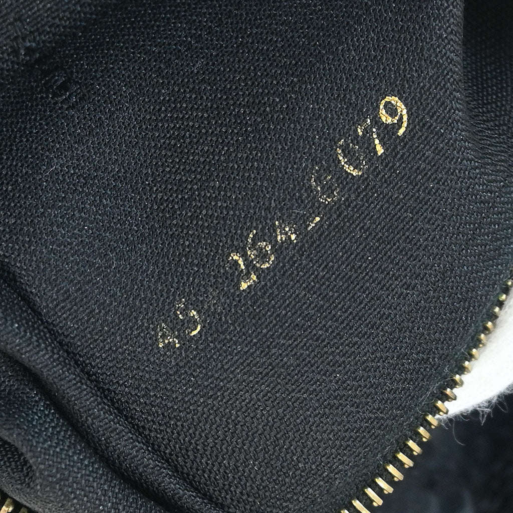 Fendi * Black Sequins Lizard Handbag