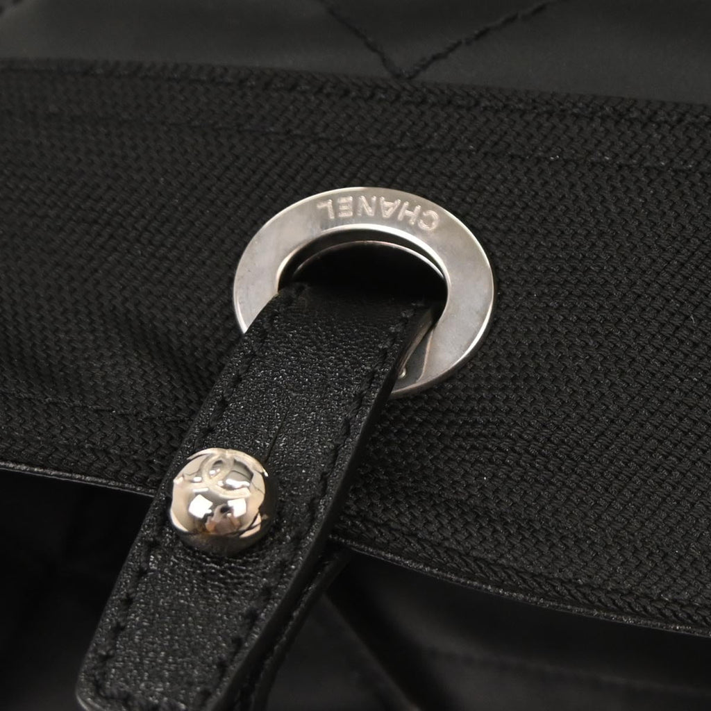Chanel Black Leather Paris-Biarritz GM Tote Handbag