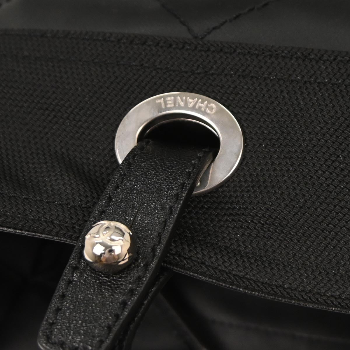 Chanel Black Leather Paris-Biarritz GM Tote Handbag