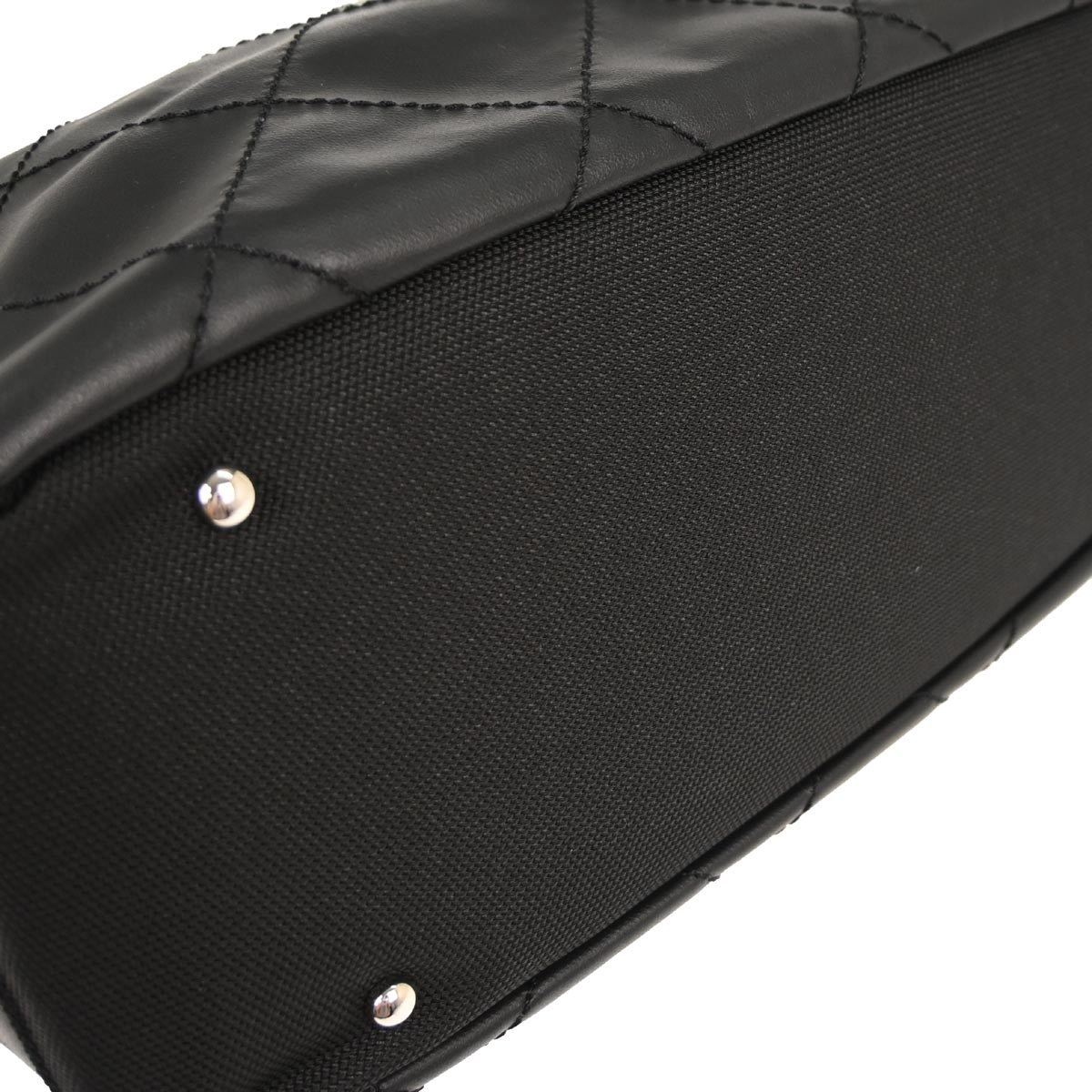Chanel Black Leather Paris-Biarritz GM Tote Handbag