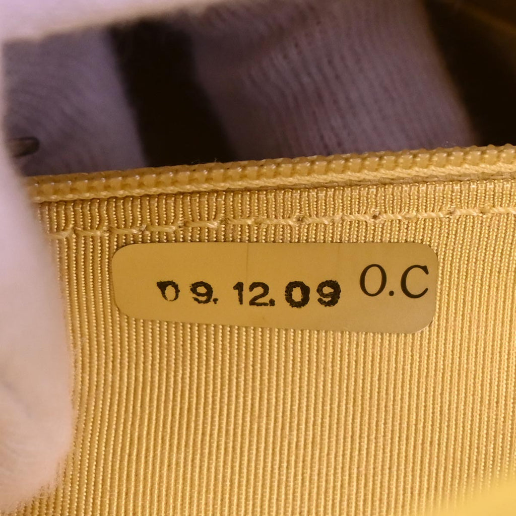 Chanel 2009-2010 Yellow Caviar Petite Shopping Tote PST Chain Handbag