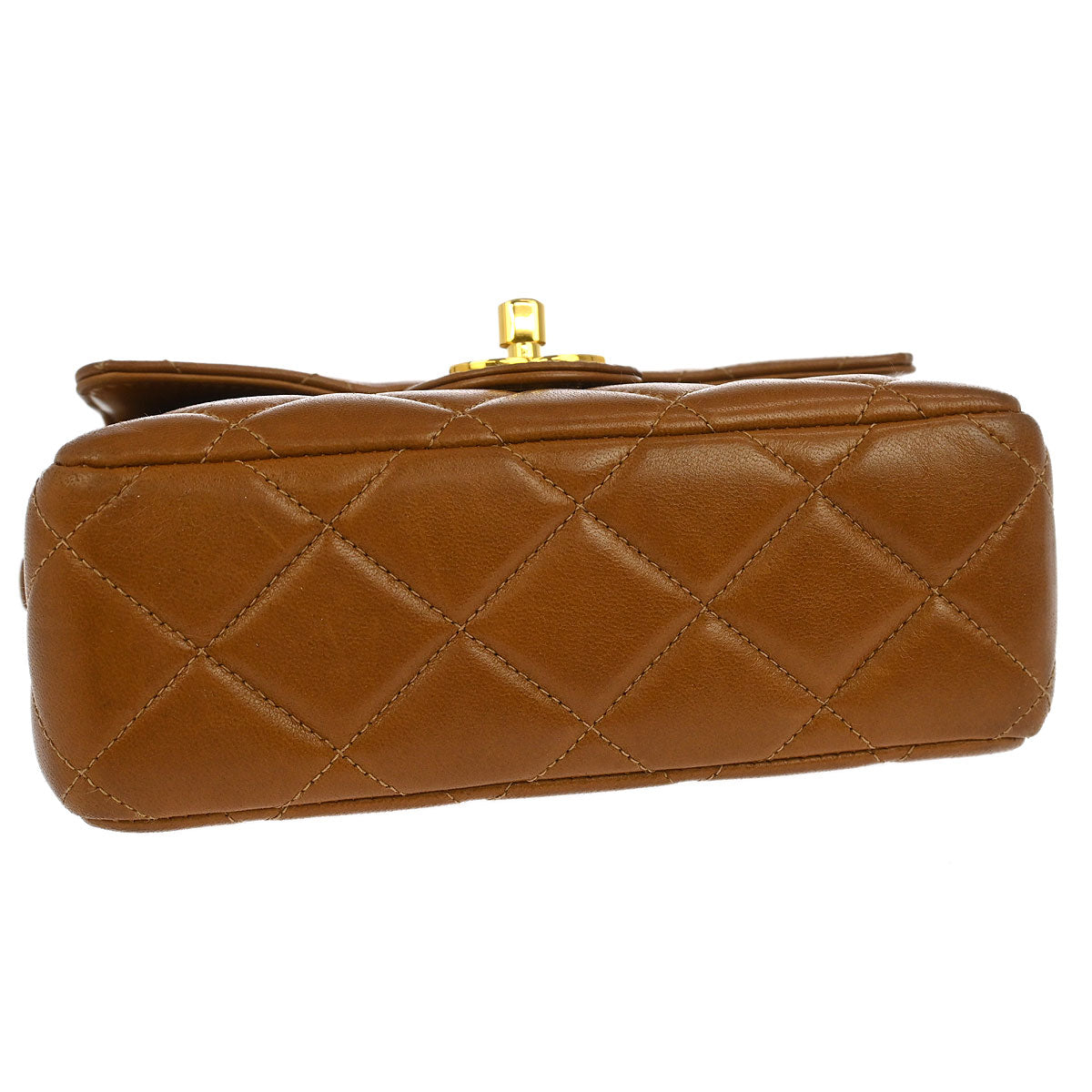 Chanel 1994-1996 Brown Lambskin Handbag