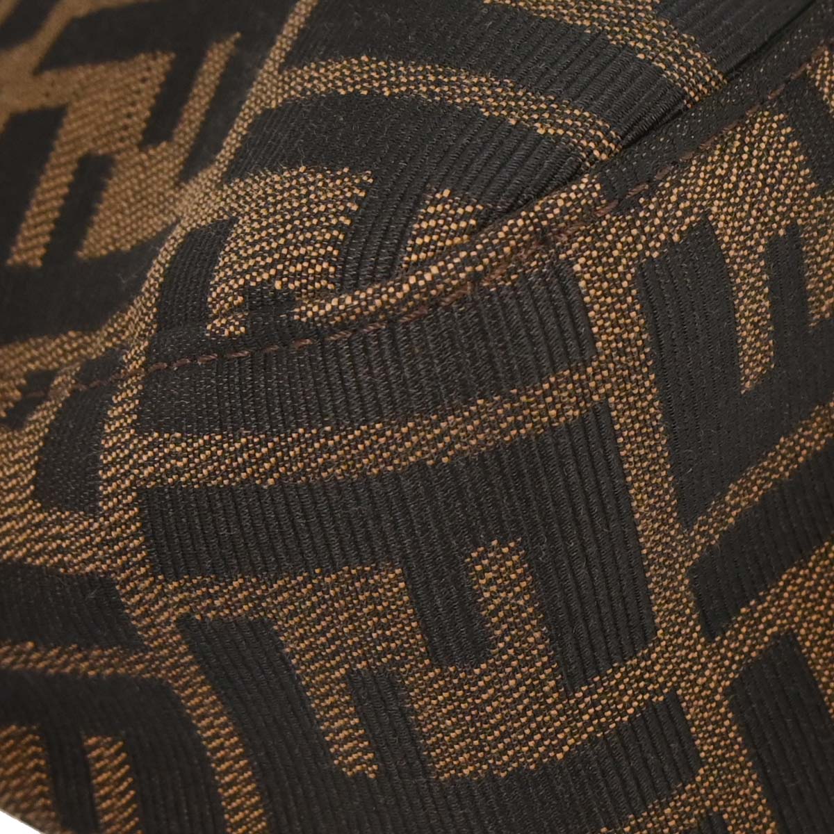 Fendi Brown Canvas Zucca Handbag