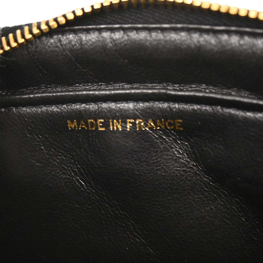 Chanel Black Velvet Backpack