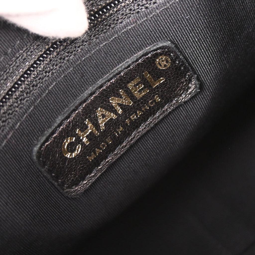 Chanel 2004-2005 Black Caviar Hobo Bag