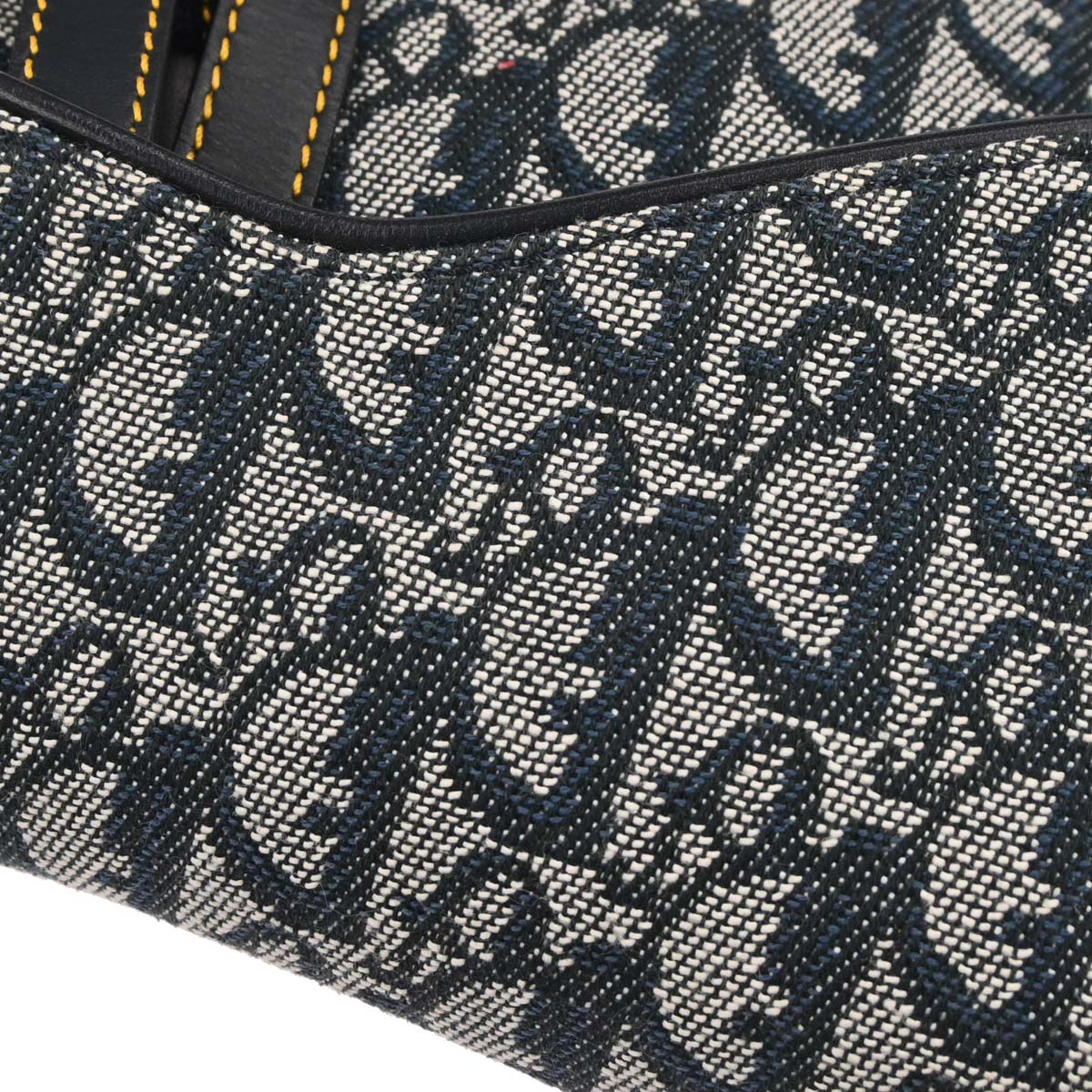 Christian Dior Navy Trotter Saddle Handbag