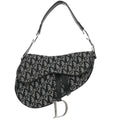 Christian Dior Black Trotter Saddle Handbag