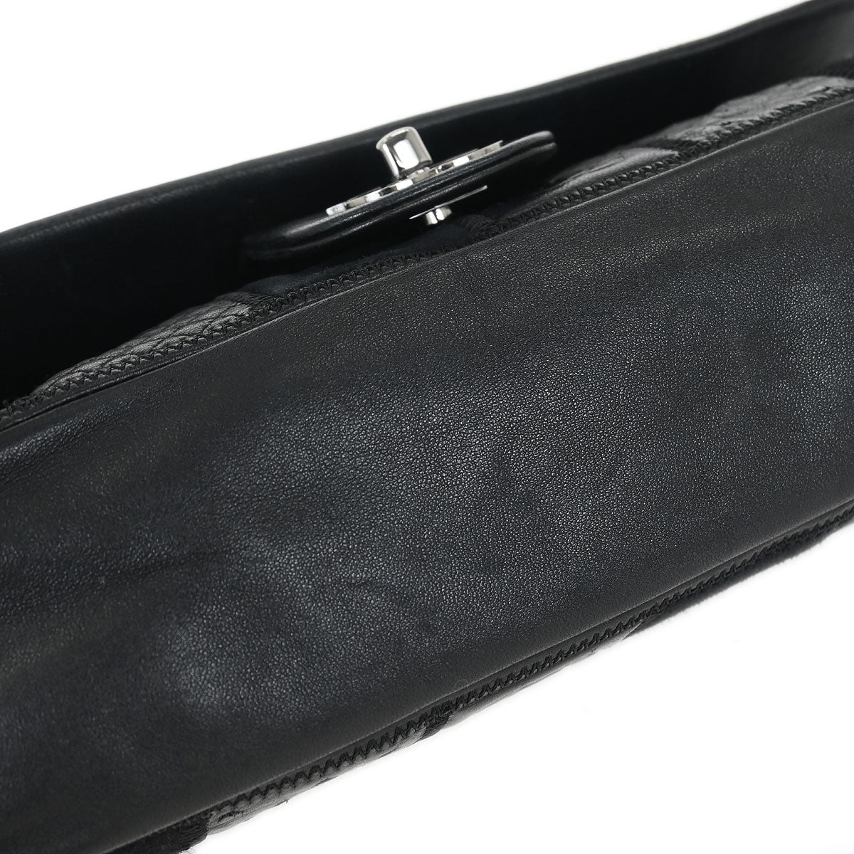 Chanel * Black Icon Patchwork Single Flap Shoulder Bag