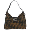 Fendi Brown Canvas Zucca Handbag