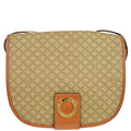 Celine Beige PVC Macadam Shoulder Bag